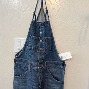 Pilcro Blue Denim Overalls